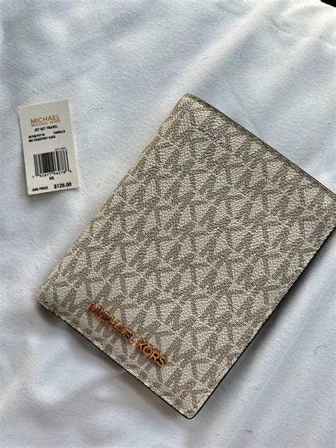 replica michael kors passport holder|mk passport wallet.